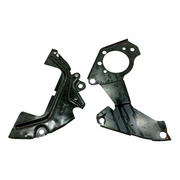 Par Chapa Vedação Frontal Do Motor Fiat Fiorino 1.4 2020
