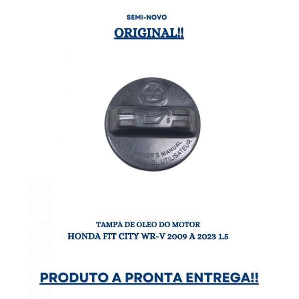 Tampa Oleo Motor Honda Fit City Hrv G10 Wrv 1.5 09 21 Usado