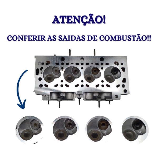 Cabecote Peugeot 207 C3 1.4 8v 2006 A 2012 Gasolina Revisado