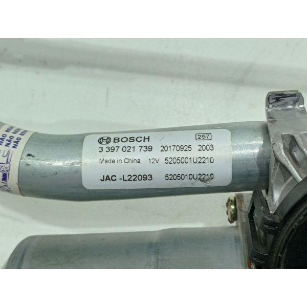 Motor Braço Galhada Parabrisa Jac T5 2012 Usado