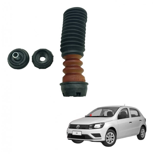 Jogo Batente Amortecedor Traseiro Vw Gol G7 1.0 2022 Usado