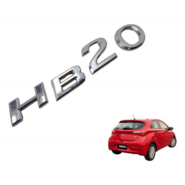 Emblema Logo Da Tampa Traseira Hb20 Comfort 1.0 2015 Usado