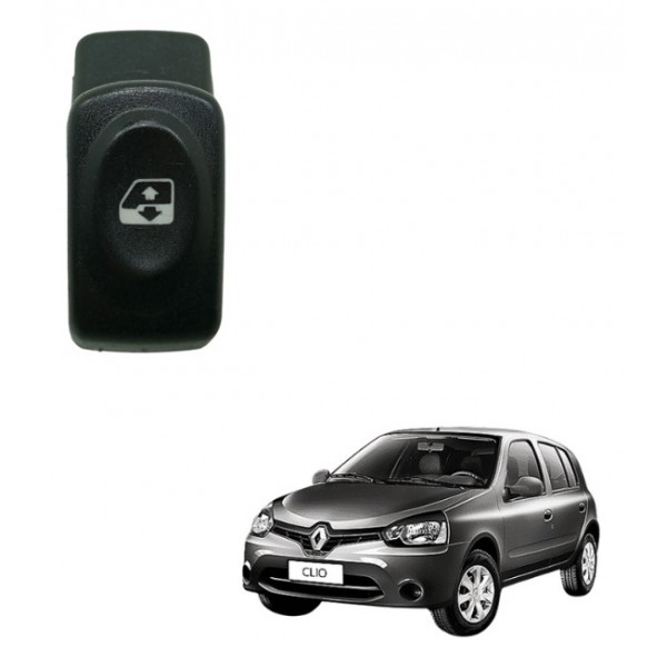 Botão Vidro Porta Dianteira Clio 1 0 16v Exp 2016 Usado