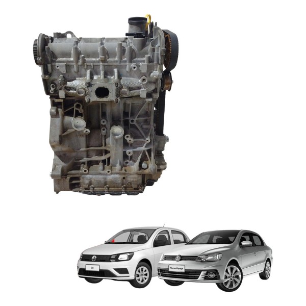 Motor Parcial Vw Gol Voyage Msi 1.6 16v 2019 At Usado