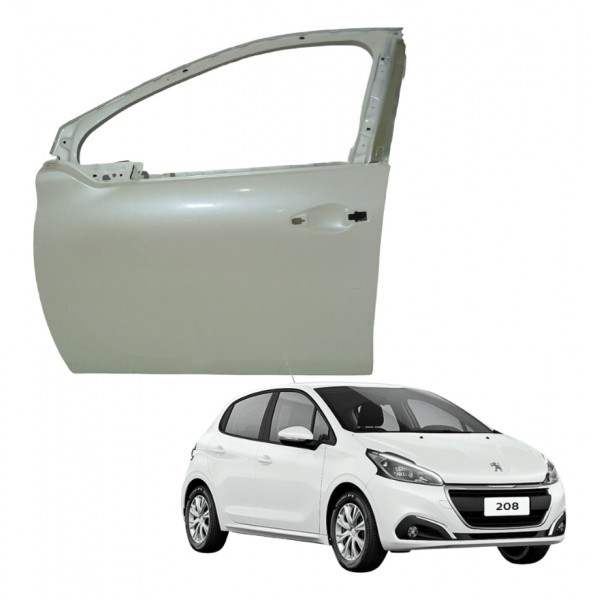 Porta Dianteira Esquerda Peugeot 208 Active 2014 Usado