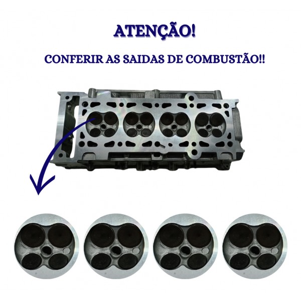 Cabeçote Fiat Punto Bravo Strada Idea 1.8 Etorq Revisado