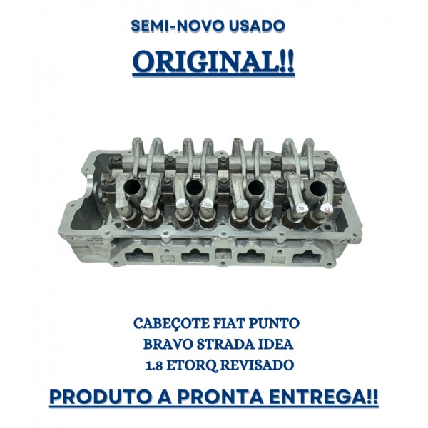 Cabeçote Fiat Punto Bravo Strada Idea 1.8 Etorq Revisado