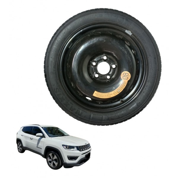 Roda Estepe Pneu 145 70 Aro 17 Toro Compass Renegade Usado