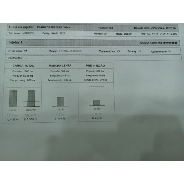 Bico Injetor Kia Sorento 2.5 Diesel Crdi Com Laudo Revisado