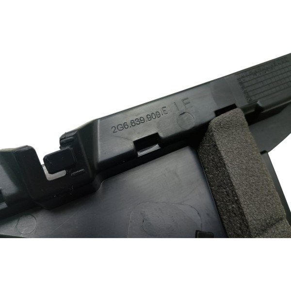 Aplique Moldura Porta Traseira Vw Polo Tsi 2019 2023 Usado