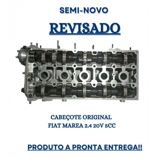 Cabeçote Original Fiat Marea 2.4 20v 5cc Pronto Revisado