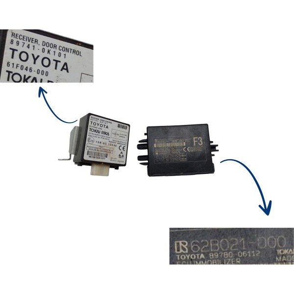 Kit Code Modulo Injeção Hilux Sw4 2.4 2020 Flex Usado