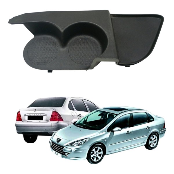 Moldura Porta Copo Console Peugeot 307 2008 2011 Usado