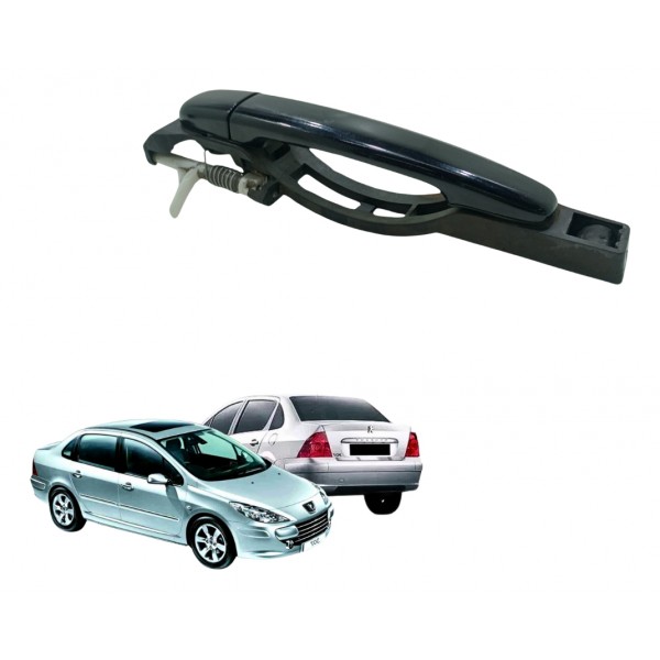 Maçaneta Ext Traseira Esquerda Peugeot 307 2007 2012 Usado