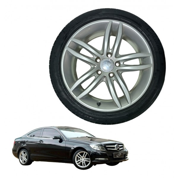 Roda Liga Com Pneu Aro 17 Mercedes C180 Ver Medidas Usado