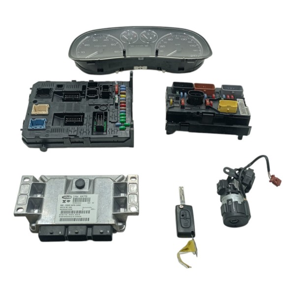 Kit Code Modulo Injeção Peugeot 307 2.0 2008 2009 Aut Usado