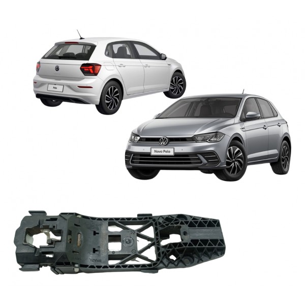 Suporte Maçaneta Qualquer Porta Vw Polo Tsi 2018 2023 Usado