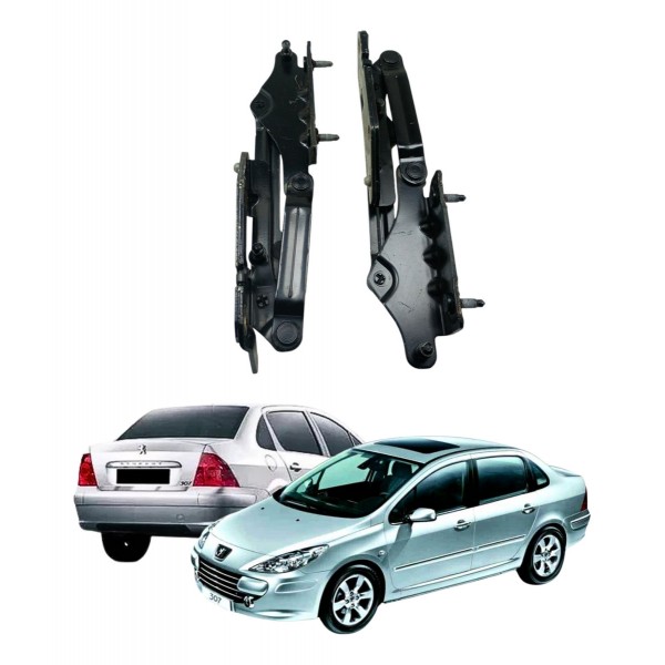 Par Dobradiça Tampa Traseira 307 Sedan 2007 2012 Usado