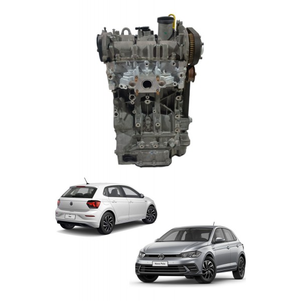 Motor Parcial Vw Polo Virtus T-cross Nivus 3cc 200tsi Usado