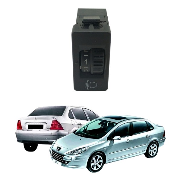 Botão Interruptor Luz Farol Peugeot 307 2008 2011 Usado