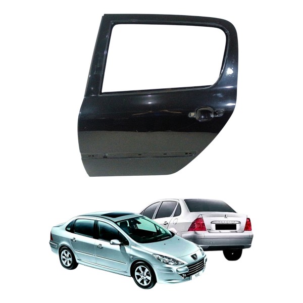 Porta Traseira Esquerda Peugeot 307 2008 2012 Usado