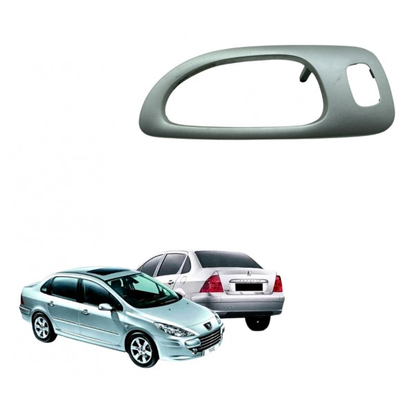 Moldura Porta Traseira Direita Peugeot 307 2005 2012 Usado