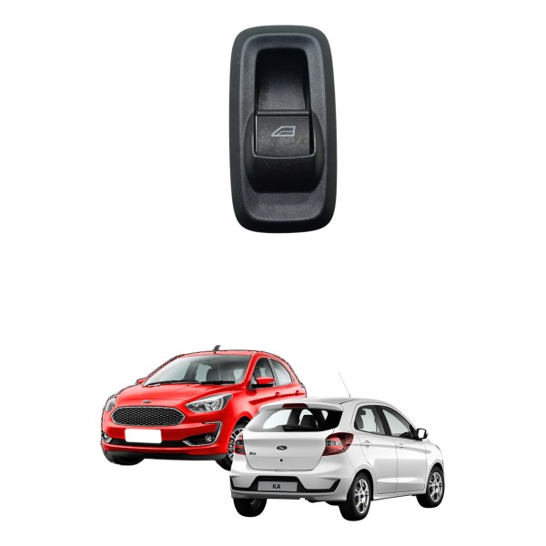 Botão Do Vidro Qualquer Porta Ford Ka 2015 2021 Orig Usado