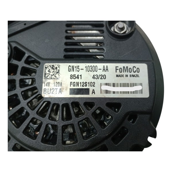 Alternador Ford Ka Ecosport 1.5 14v 120a Motor Dragon Usado