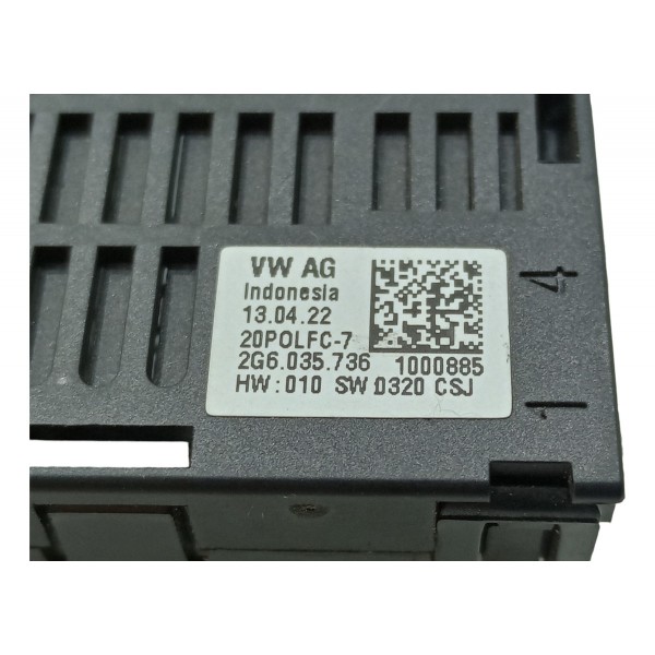 Porta Tomada Usb Dupla Vw Polo Virtus Nivus Original Usado