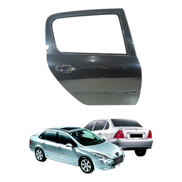 Porta Traseira Direita Peugeot 307 2008 2012 Usado