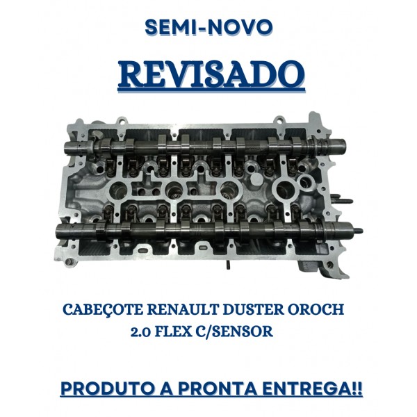 Cabeçote Renault Duster Oroch 2.0 Flex C/sensor Revisado