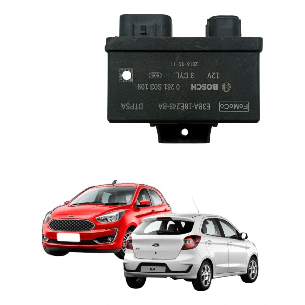 Modulo Rele Ventoinha Ford Ka 1.0 1.5 3cc 2016 2021 Usado