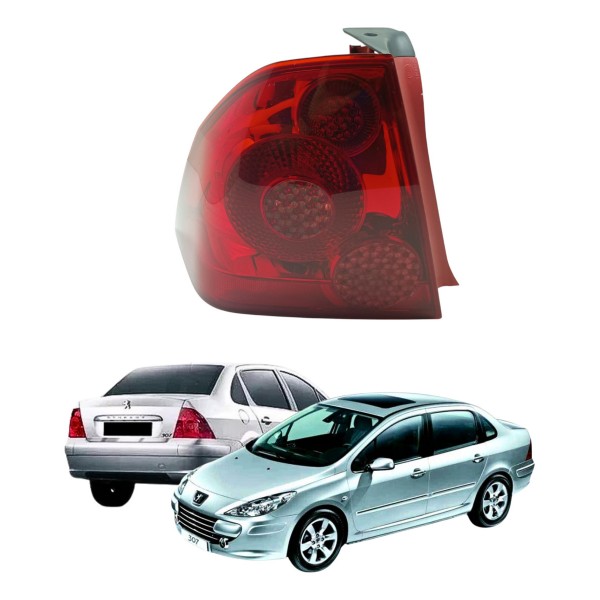 Lanterna Traseira Esquerda Peugeot 307 2007 2012 Sedan Usado