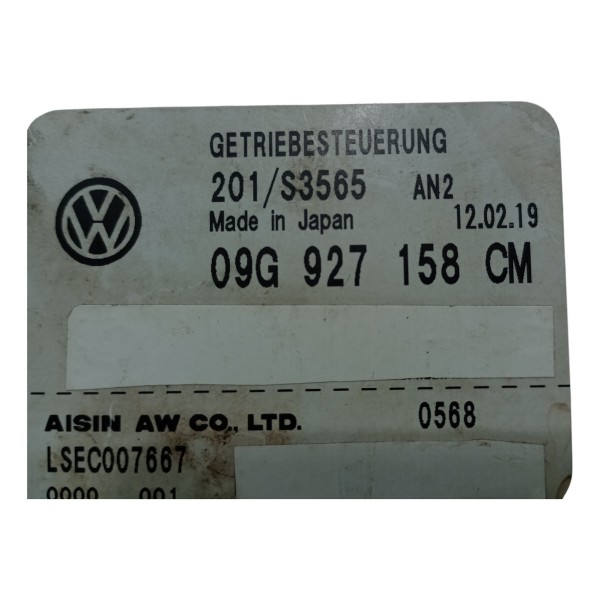 Modulo Cambio Vw Polo Golf A3 Virtus T-cross 09g927158 Usado