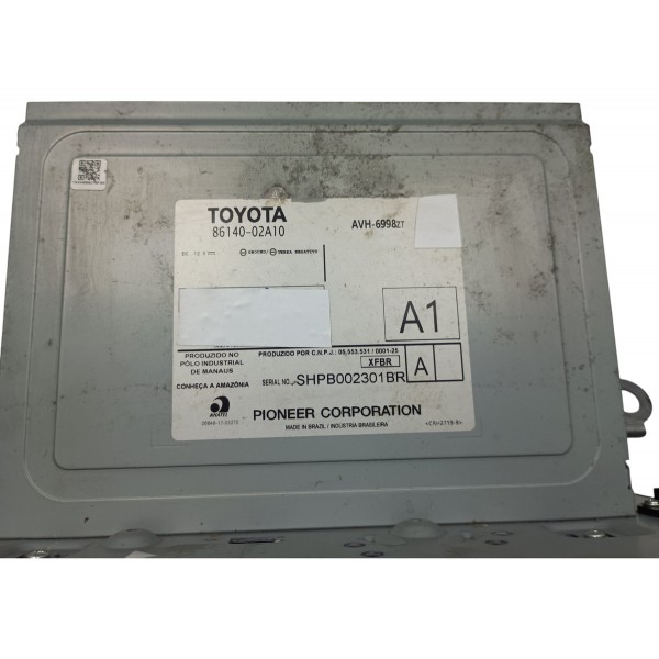 Tela Comando Multimidia Corolla Altis Xei 8614002a10 Usado