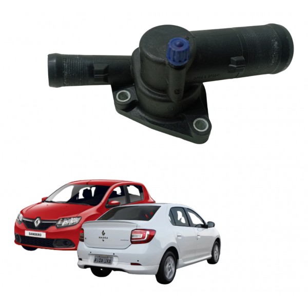 Carcaça Valvula Termostatica Sandero 1.0 16v 2015 2019 Usado