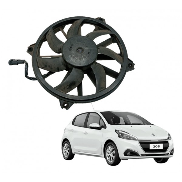 Ventoinha Eletro Radiador Peugeot 208 1.5 Active 2014 Usado