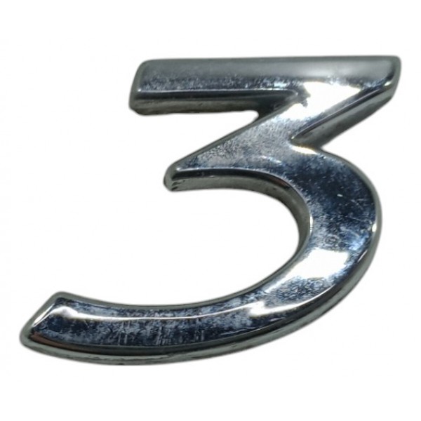 Emblema Logo Escrita Tampa Mala Peugeot 307 2008 2011 Usado