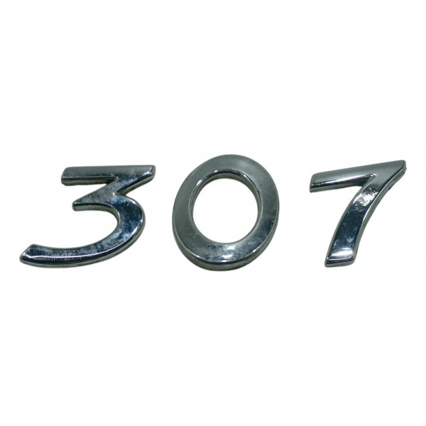 Emblema Logo Escrita Tampa Mala Peugeot 307 2008 2011 Usado