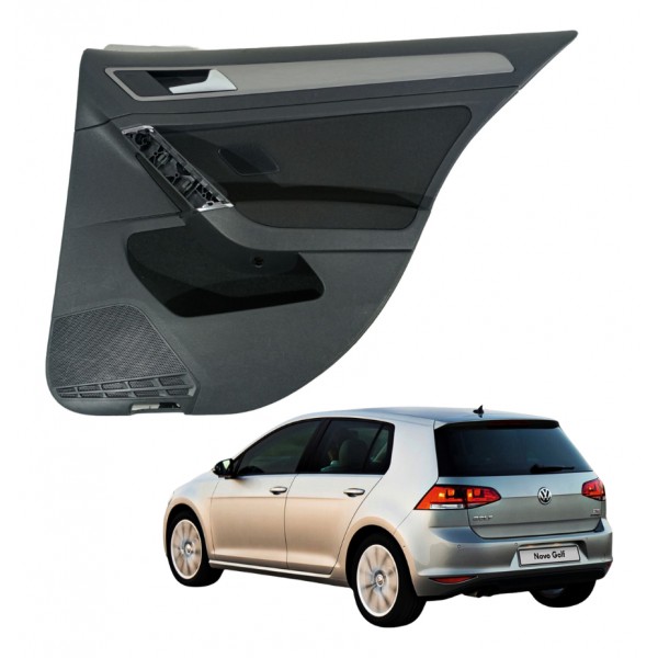 Forro Porta Traseiro Direito Vw Golf Ac 2014 2015 Usado