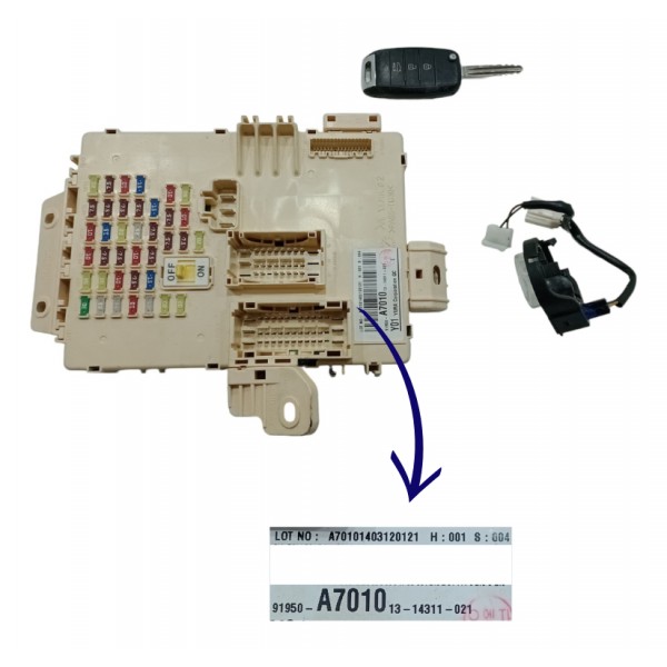 Kit Code Modulo Injecao Kia Cerato 1.6 2015 2016 Usado