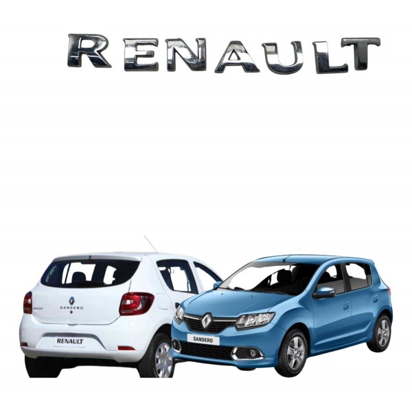 Emblema Logo Da Tampa Traseira Renault Sandero 2015 20 Usado