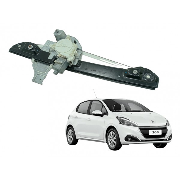 Motor Maquina Vidro Dianteiro Direito 208 Active 2014 Usado