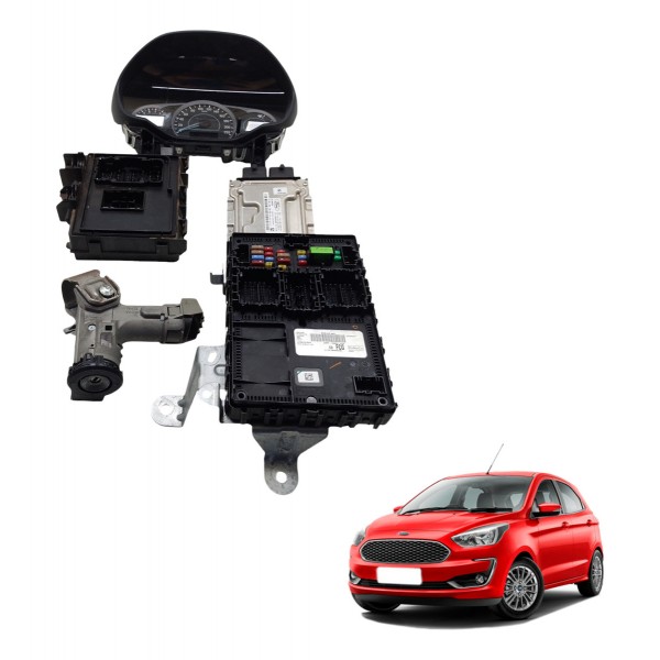 Kit Code Modulo Injeção Ford Ka 1.5 2020 2021 Usado