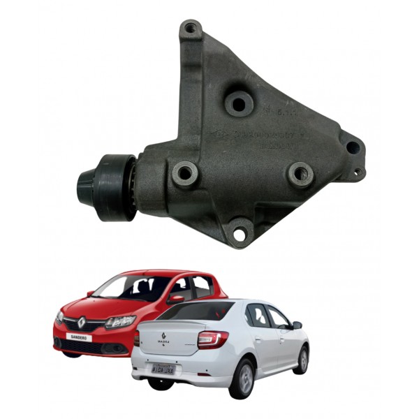 Suporte Compressor Sandero Logan 1.0 16v 2015 2016 Usado