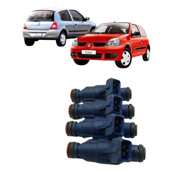 Kit Jogo Bico Injetor Renault Clio Sandero 1.0 16v Usado