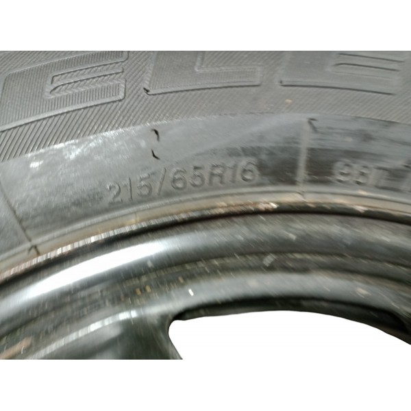 Roda Ferro Pneu 215 65 Aro 16 Fiat Toro Original Usado