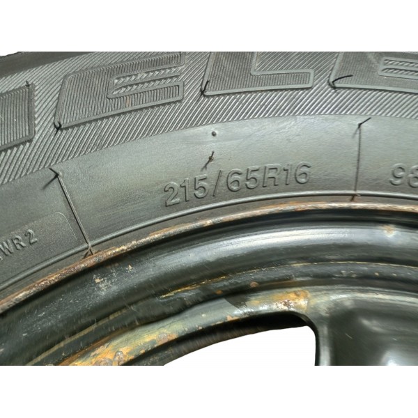 Roda Ferro Pneu 215 65 Aro 16 Fiat Toro Original Usado