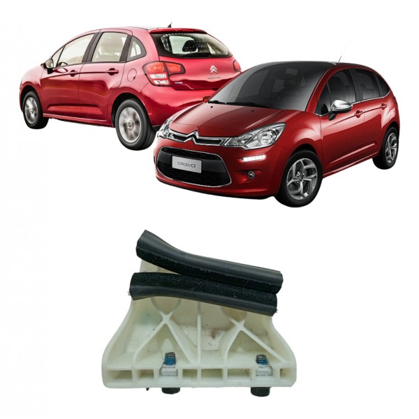 Guia Vidro Dianteiro Esquerdo Citroen C3 2013 2017 Usado