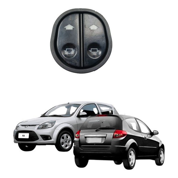 Botão Vidro Porta Motorista Ford Ka 2008 2013 Usado